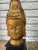 Paint Pair of Mid Century Hollywood Regency Buddha Head Lamps in the Style of James Mont – Gold Leaf, Restored, 1960s For Sale - Image 7 of 7