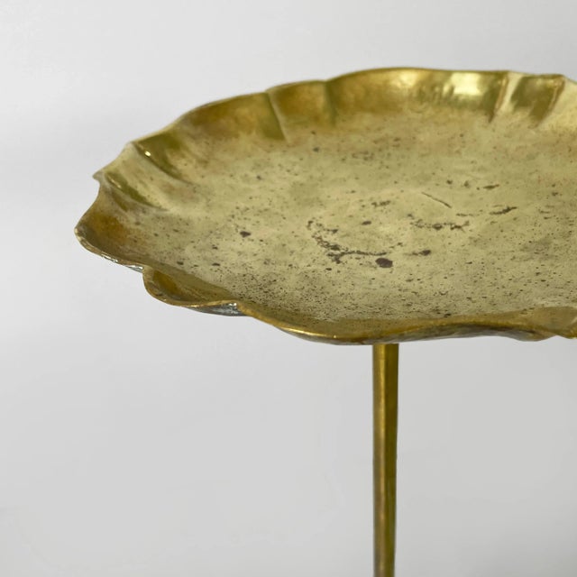 Brown Mid-Century Modern Italian Ashtrays in Brass and Marble, 1950s, Set of 2 For Sale - Image 8 of 17