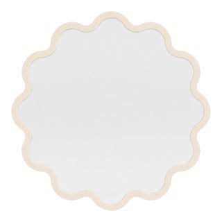 Large Organic Round Wall Mirror for Hospitality Interiors – Hvyli Round 100 For Sale