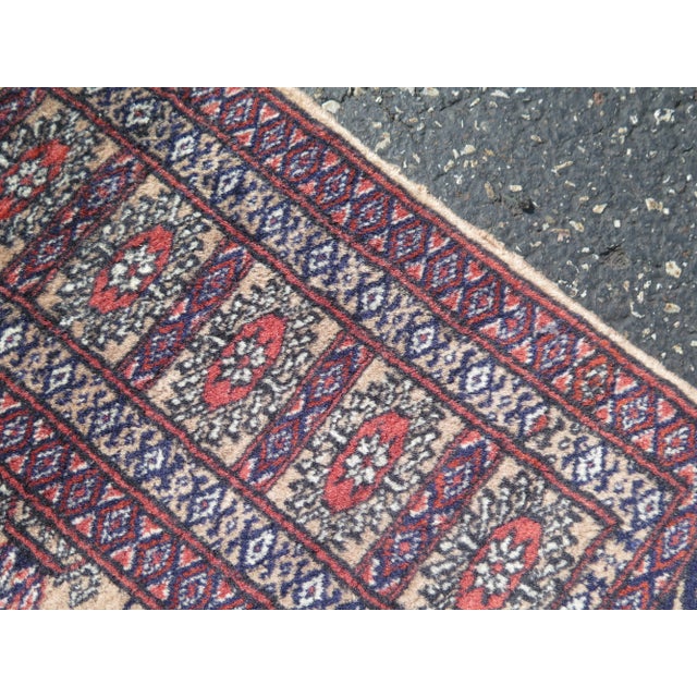 Red 1940s Vintage Persian Throw Rug- 2′ × 3′6″ For Sale - Image 8 of 9