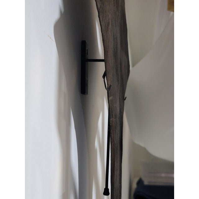 African Topoke Sword Currency With Custom Hanging Bracket For Sale - Image 4 of 9