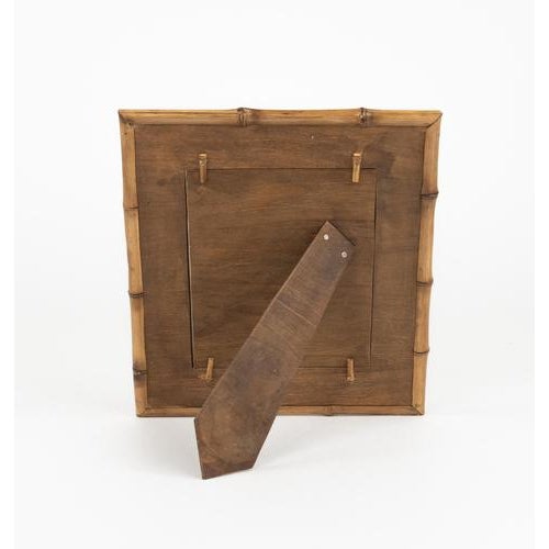 Mid-Century Bamboo and Rattan Picture Frame, Italy, 1970s For Sale - Image 13 of 14