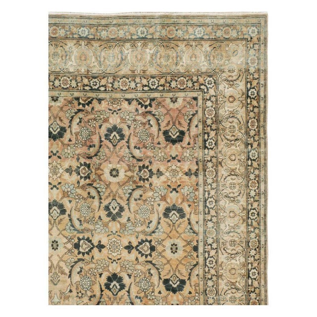 Rustic Galerie Shabab Collection Early 20th Century Handmade Persian Lavar Kerman Room Size Carpet, Circa 1920 For Sale - Image 3 of 10