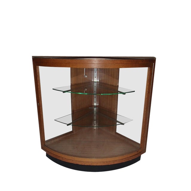Bauhaus Corner Display Case For Sale
