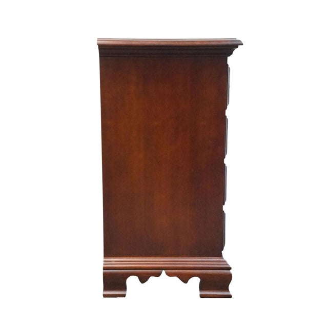 Thomasville Furniture Collector's Cherry Traditional Style 28" Four Drawer Nightstand 10111-818 For Sale - Image 12 of 12