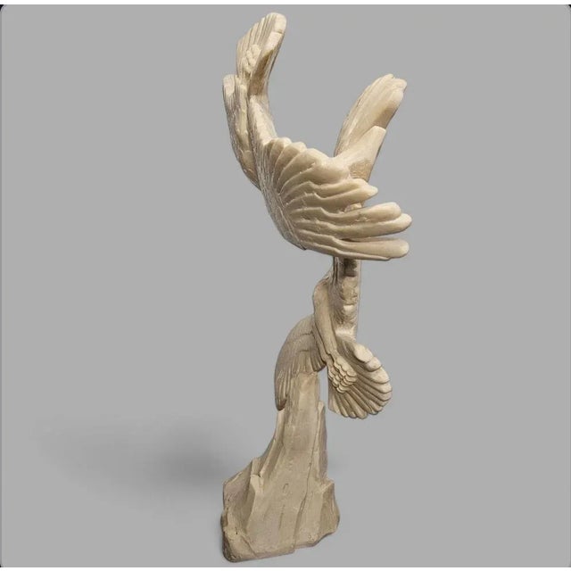1970s Monumental Flying Birds Sculpture For Sale - Image 5 of 12