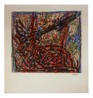 Jean-Paul Riopelle, Abstract Composition, Lithograph