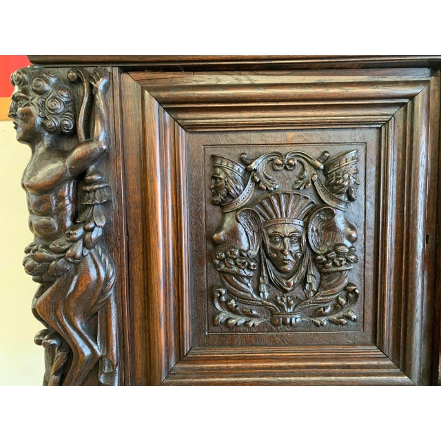 Mid 19th Century Bruegel Carved Server For Sale - Image 10 of 13