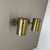 Minimalist Brass Hole Wall Spot Lights, Italy, 1970s, Set of 2 For Sale - Image 4 of 15