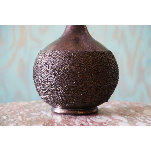 1960s 1960s Lee Rosen for Design Technics Gourd Metallic Black Table Lamp For Sale - Image 5 of 9