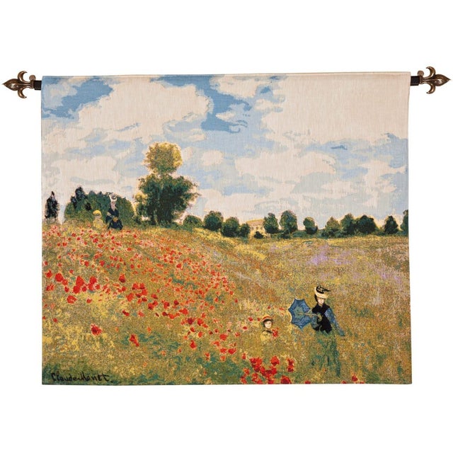 This beautiful tapestry is woven on a jacquard loom by skilled weavers, keeping alive the centuries old tradition of...