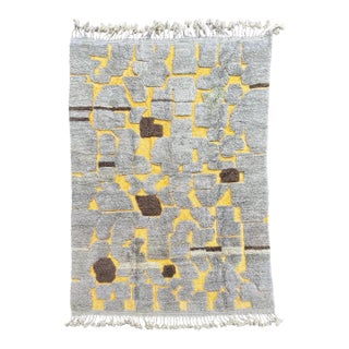 Modern Beni Ourain Moroccan Wool Rug For Sale