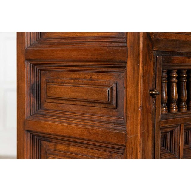 Spanish Brutalist Sideboard in Mahogany, 1960 For Sale - Image 13 of 18