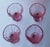 Art Deco Pink Crystal Glass Decanter with Glasses, Set of 3 For Sale - Image 3 of 7