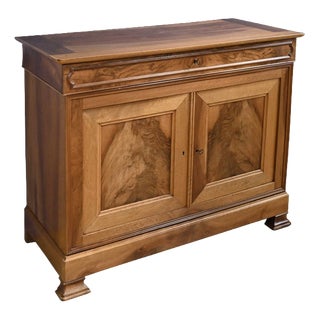 Louis-Philippe Style Walnut Sideboard, 1900s For Sale
