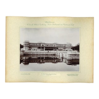 Ulwar, Maharaja & Palace, Original Vintage Photo, 1893 For Sale