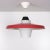 Red Pendant Lamp by Louis Kalff for Philips, 1960s For Sale - Image 8 of 8