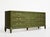 Traditional Mid Century Traditional Dresser Sideboard by Union National Jamestown Ny in Green - Newly Painted For Sale - Image 3 of 14