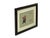 This vintage framed artwork features a charming, hand-crafted depiction of a pig character, rendered in a style...