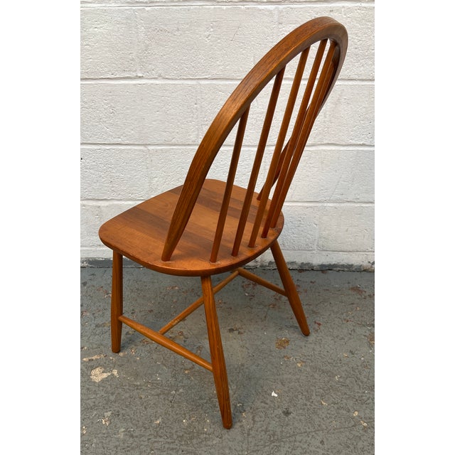 Mid 20th Century Mid-Century Scandinavian Spindle-Back Dining Chairs by Kvist Møbler For Sale - Image 5 of 14