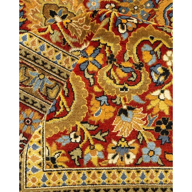 Textile Mogul, One-of-a-Kind Hand-Knotted Area Rug in Brown, 8' 1" x 10' 3" For Sale - Image 7 of 8