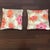 Textile Pink & Orange Floral Pillows - a Pair For Sale - Image 7 of 7