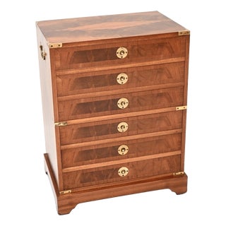 Vintage Military Campaign Chest of Drawers, 1930 For Sale