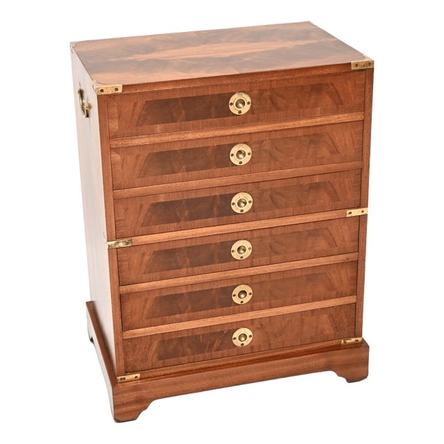 Vintage Military Campaign Chest of Drawers, 1930 For Sale