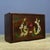 This handsome vintage wooden box is a wonderful example of traditional Asian craftsmanship. The rectangular lid features...