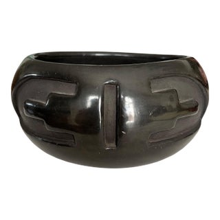 Native American Pottery From the Santa Clara Pueblo, Signed Stella Charavarria For Sale