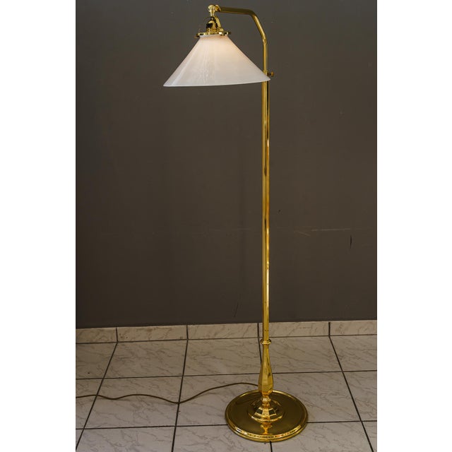Gold Adjustable Art Deco Floor Lamp, 1920s For Sale - Image 8 of 18