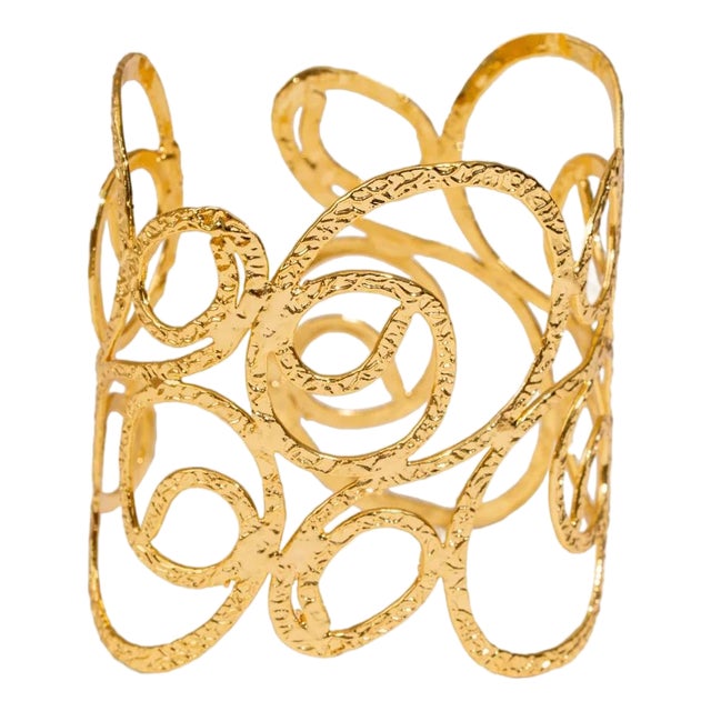 Golden Whispers Arm & Cuff Bracelet For Sale