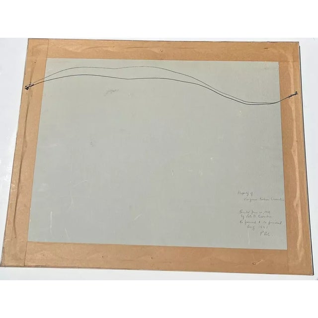 Watercolor Peter Crombie Signed Michigan Ave Bridge Chicago Skyline 1948 For Sale In Los Angeles - Image 6 of 7