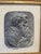 Framed Bronze Relief Plaque with Classical Face, 1950s For Sale - Image 4 of 9