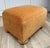 Mid-Century Modern 1970s Ottoman Stool Attributed to Milo Baughman for Thayer Coggin in Original Geometric Velvet For Sale - Image 3 of 11