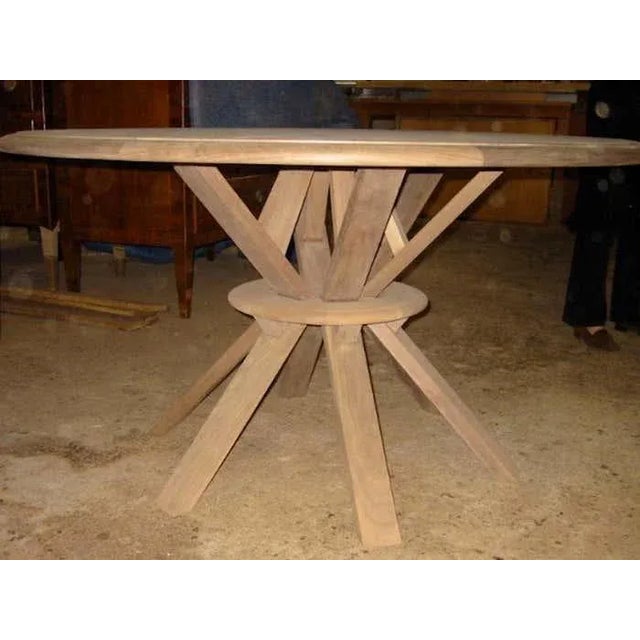 Wood Walnut Dining Table For Sale - Image 7 of 7