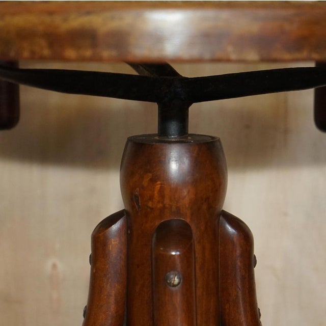 Antique Swivel Desk Chair from Thonet, 1900 For Sale - Image 12 of 17