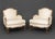 Cream Louis XV Style Cream Upholstered Bergeres, Pair For Sale - Image 8 of 8