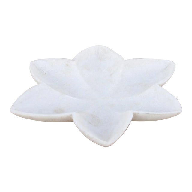 Pure Marble Starfish Jewelry Bowl For Sale