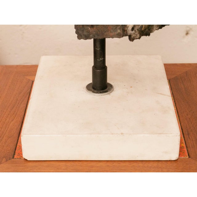 Mid 20th Century Unique Vintage Brutalist Table Lamp For Sale - Image 5 of 12
