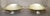 2000 - 2009 Vintage Wall Lamps with Brass Frames and Frosted Curved Glass Panes by Hufnagel Leuchten, 2000s, Set of 2 For Sale - Image 5 of 8