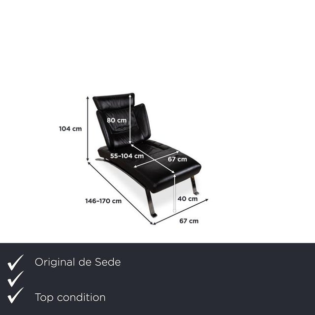 The de Sede DS-158 chaise longue embodies luxurious comfort, iconic design, and uncompromising Swiss quality from designer...