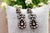 Gold Earrings with Diamond Stud, Set of 2 For Sale - Image 6 of 6