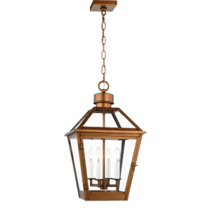 Chapman & Myers by Visual Comfort Studio Hyannis Large Pendant, Natural Copper