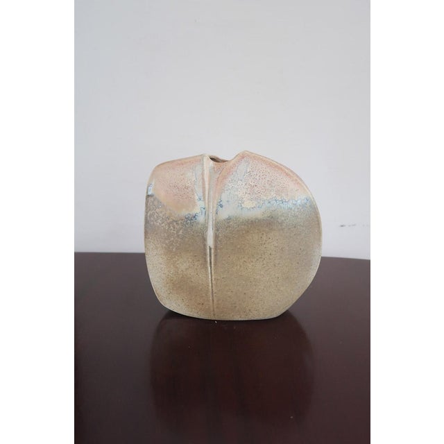 Modernist Pebble Vase in Porcelain by Virebent, France, 1970s For Sale - Image 12 of 12
