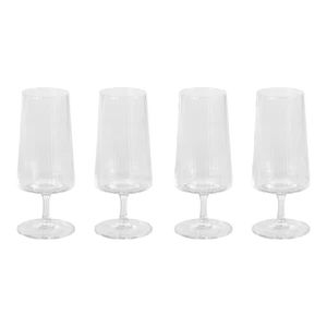 Benin Fluted Textured Cocktail Glasses, Set of 4