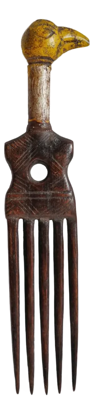 Antique Old Wood Hair Comb
