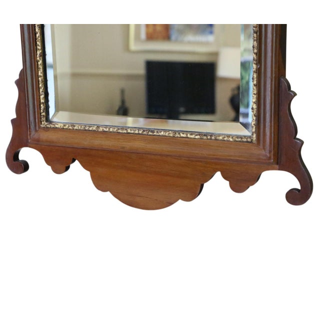 Antique Georgian Revival Overmantle Wall Mirror, 1900 For Sale - Image 6 of 8