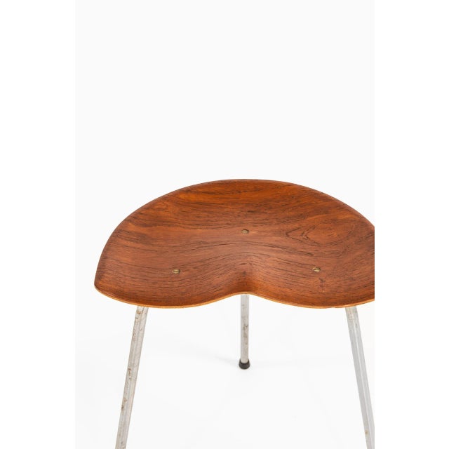 Danish Stool For Sale - Image 3 of 6