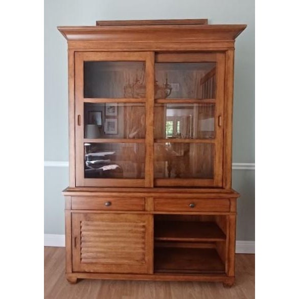 Ethan Allen Tango Collection China Hutch Chairish